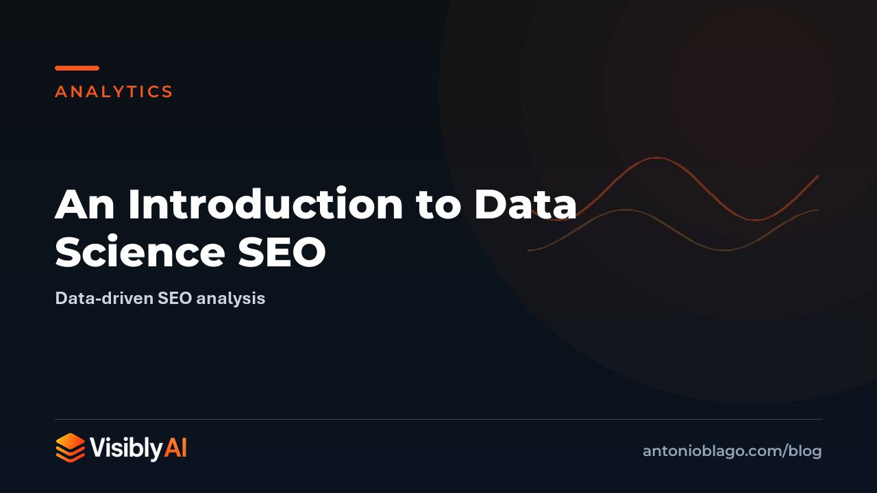 An Introduction to Data Science SEO