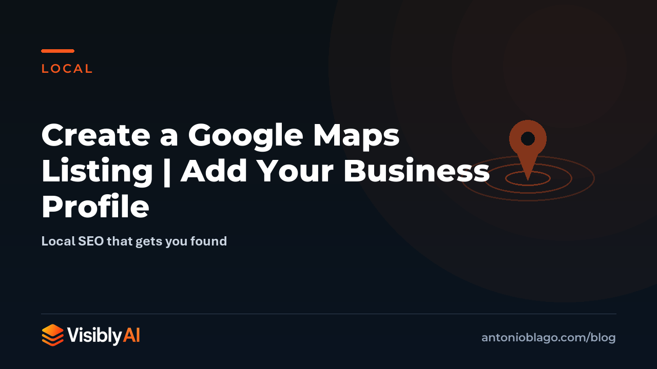 Create a Google Maps Listing | Add Your Business Profile