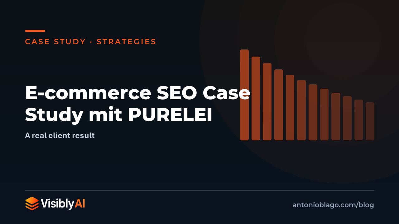 E-commerce SEO Case Study mit PURELEI