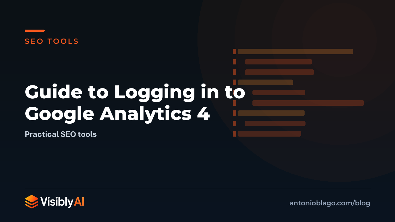 Guide to Logging in to Google Analytics 4
