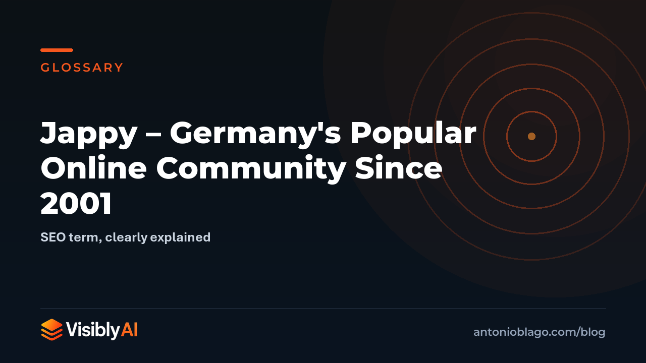 Jappy – Germany's Popular Online Community Since 2001