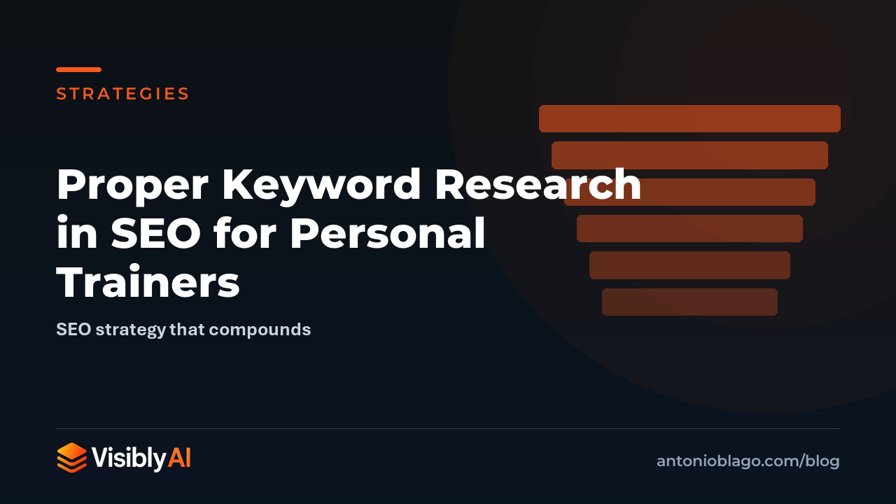 Proper Keyword Research in SEO for Personal Trainers