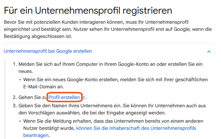 Google Maps Eintrag erstellen
