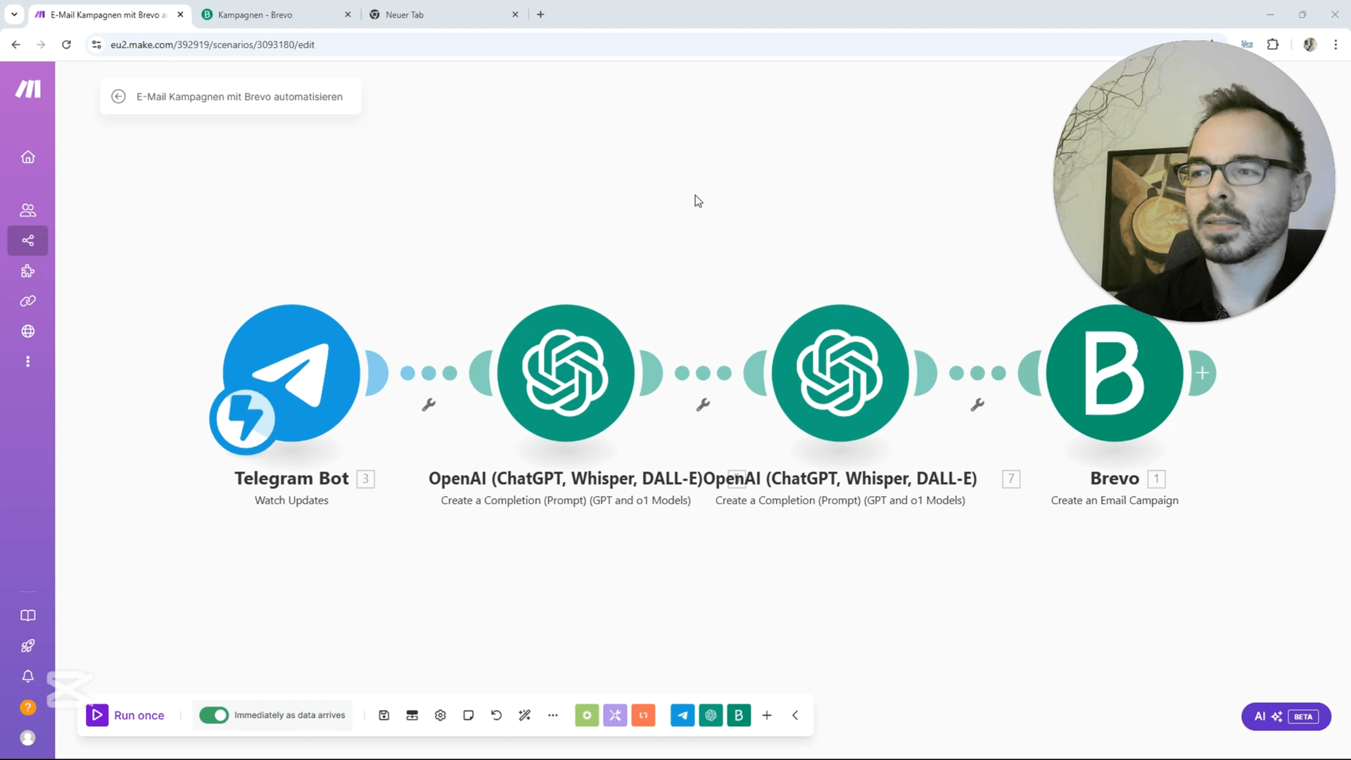 Make E-Mail Automatisierung