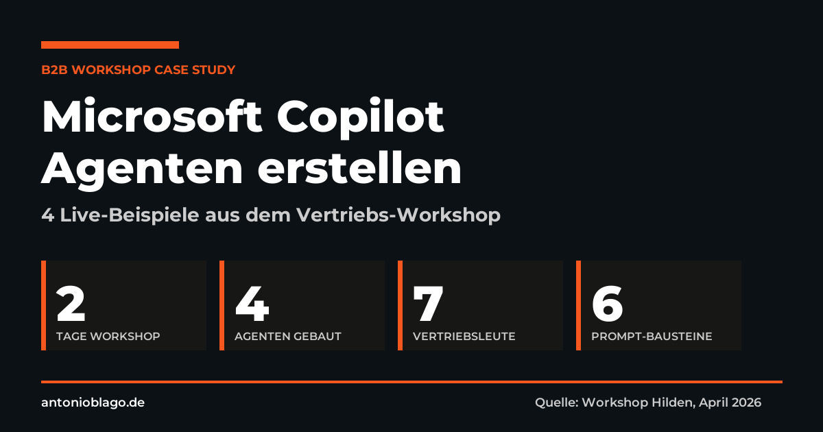 Microsoft Copilot Agenten erstellen: Workshop bei Paroc